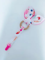 The Hot Pink Forest Friends Baby Teether