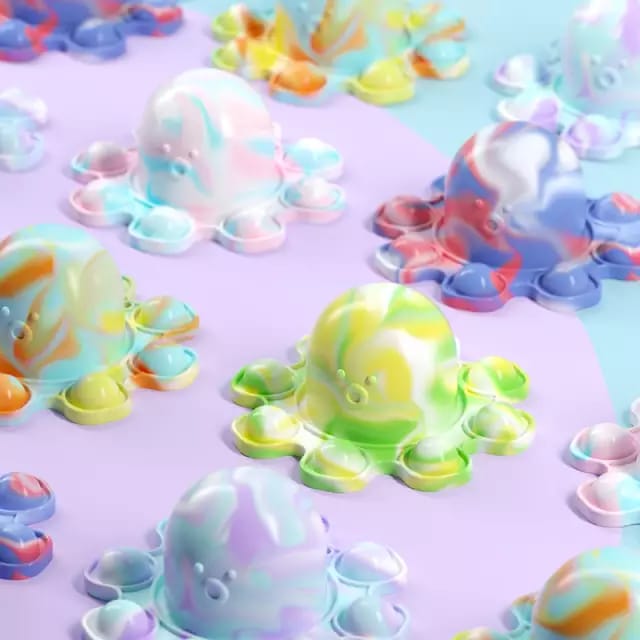 Reversible Octopus Pop It Fidget Toys (Multiple Colours)