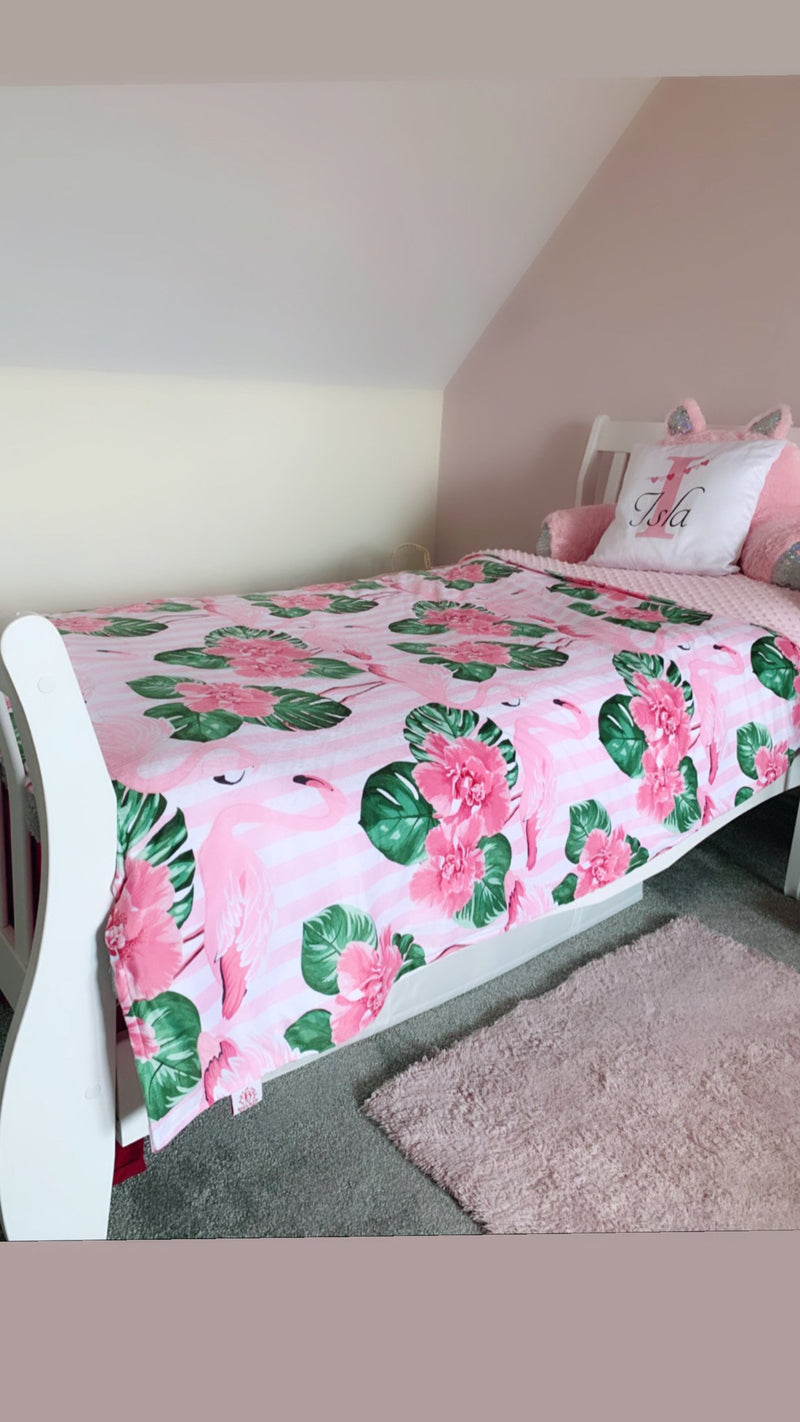 Flamingo Dreams WEIGHTED BLANKET COVER
