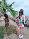 Rainbow Hearts Tie Dye Fidget Backpack