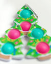 Christmas Tree Pop It Key Chain Fidget Toys