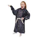 Midnight Galaxy Snuggle Hood Wearable Blanket (Kids, Free Size Adult, Plus Size)