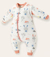 Coral Rabbit Wearable Padded Sleeping Bag (Ages 6 months to 6 years)